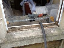 Old Sill Removed