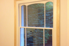 Finished Double Glazed Sash Windows With Curved Head